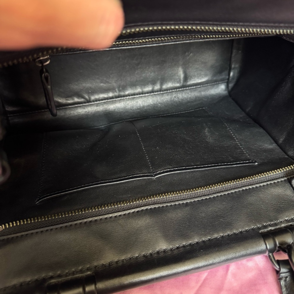 Coach Mixed Leather Drifter Tote Bag Black (38389) - Picture 7 of 16